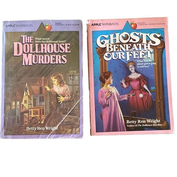 Scholastic Other - Vtg Apple Paperbacks Dollhouse Murders Ghost Beneath Our Feet